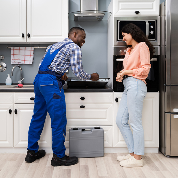 what kind of warranty do you offer on your cooktop repair services in Sarah Ann WV